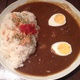 ニンニクカレー 中盛り ゆで卵