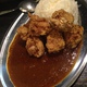カレーライス　トリカラアゲトッピング