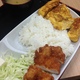 玉子焼定食（ミニチキンカツ付き）