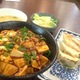 麻婆丼＋ギョーザ