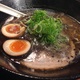 黒とんこつ醤油 半熟味玉子トッピング